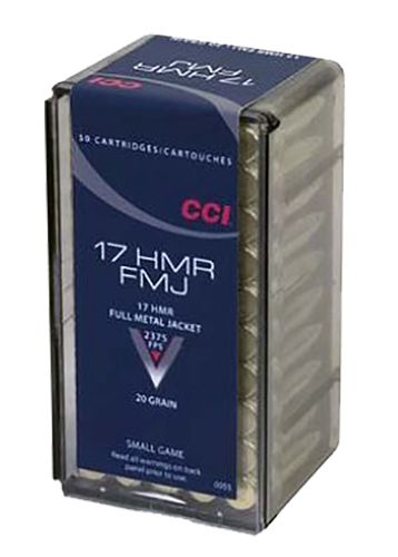 CCI 0055 17HMR 20 FMJ 50/40